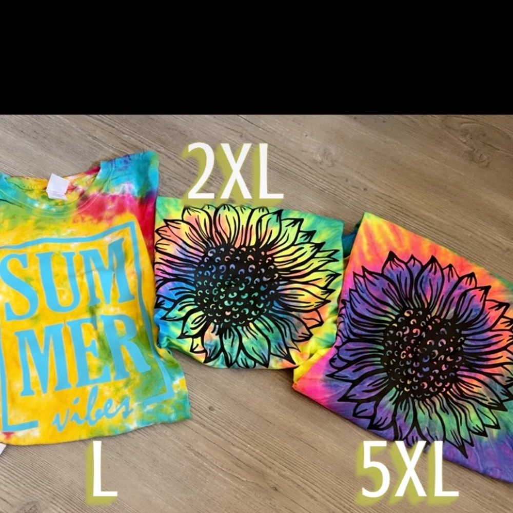 Colorful Tie-Dye Shirts